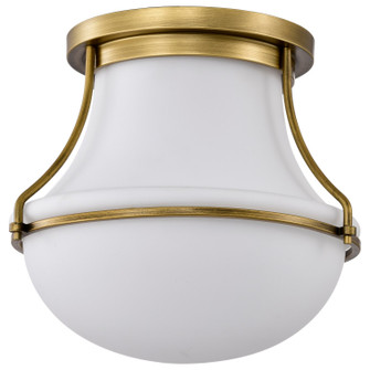 Valdora One Light Flush Mount in Natural Brass (72|60-7861)