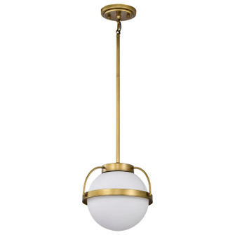 Lakeshore One Light Pendant in Natural Brass (72|60-7783)