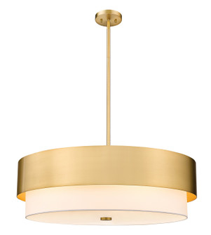 Counterpoint Six Light Chandelier in Modern Gold (224|495P32-MGLD)