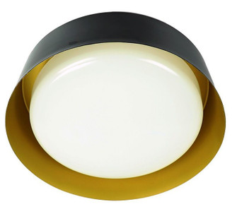 Flush Mount in Black+Golden (418|FCD-16-MCT-BG)