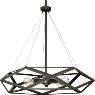 Saucedo Five Light Pendant in Architectural Bronze (54|P500422-129)