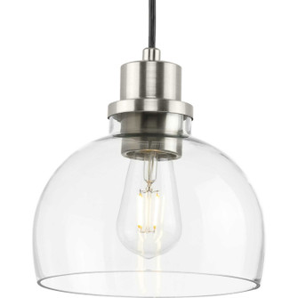 Garris One Light Mini Pendant in Brushed Nickel (54|P500405-009)