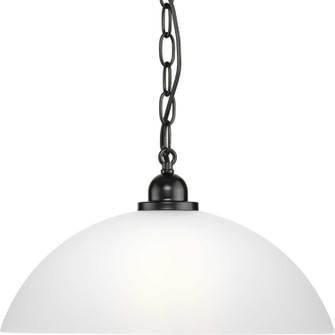 Classic Dome Pendant One Light Pendant in Matte Black (54|P500149-31M)