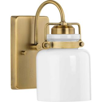 Fessler One Light Bath in Vintage Brass (54|P300438-163)