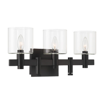 Decato Three Light Wall Mount in Black (40|46812-018)