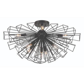 Dendelio Nine Light Chandelier in Black (40|46762-016)