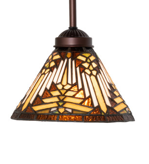 Nuevo Mission One Light Pendant in Mahogany Bronze (57|244753)