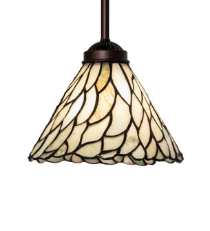 Jadestone Willow One Light Pendant in Mahogany Bronze (57|104905)