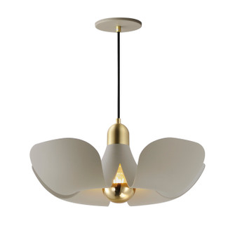 Poppy LED Pendant in Silver Gold / Satin Brass (16|11394SGSBR)