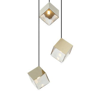 Cube Three Light Pendant (423|C30503CG)