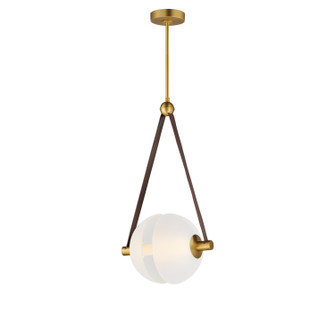 Dispatch LED Pendant in Natural Aged Brass (86|E24088-90NAB)