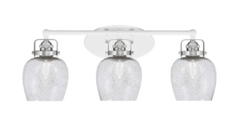 Easton Three Light Bath Bar in White & Brushed Nickel (200|1933-WHBN-4812)