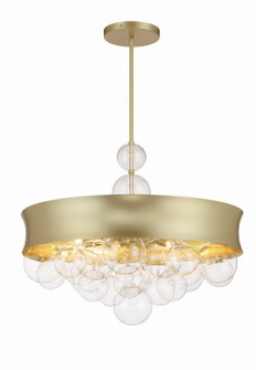 Verdi Square Eight Light Convertible Pendant in Soft Gold (7|5197-697)