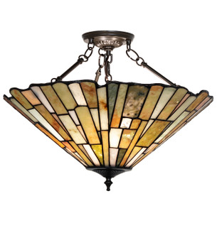 Delta Three Light Semi-Flushmount in Timeless Bronze (57|261490)