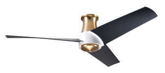 Ambit Flush DC 56''Ceiling Fan (201|AMB-FM-SBMW-56-MB-NL-WC)