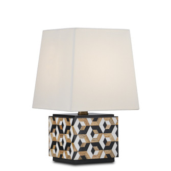 Geo One Light Table Lamp in Black/White/Natural (142|6000-0885)