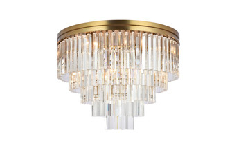 Sydney 17 Light Flush Mount in satin gold (173|1201F32SG/RC)