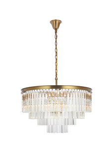 Sydney 17 Light Chandelier in satin gold (173|1201D32SG/RC)