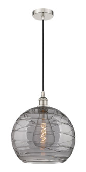 Edison One Light Pendant in Polished Nickel (405|616-1P-PN-G1213-14SM)