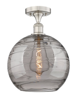 Edison One Light Semi-Flush Mount in Brushed Satin Nickel (405|616-1F-SN-G1213-12SM) Edison One Light Semi-Flush Mount in Brushed Satin Nickel (405|616-1F-SN-G1213-12SM)