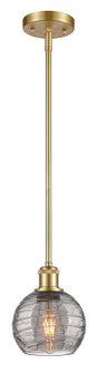 Ballston One Light Mini Pendant in Satin Gold (405|516-1S-SG-G1213-6SM)