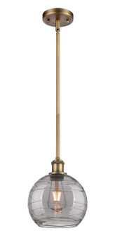 Ballston One Light Mini Pendant in Brushed Brass (405|516-1S-BB-G1213-8SM)