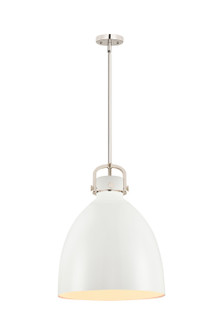 Downtown Urban One Light Pendant in Polished Nickel (405|410-1SL-PN-M412-16W)