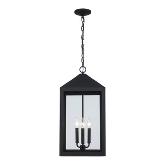 Tempest Three Light Outdoor Hanging Lantern in Black (110|51538 BK)