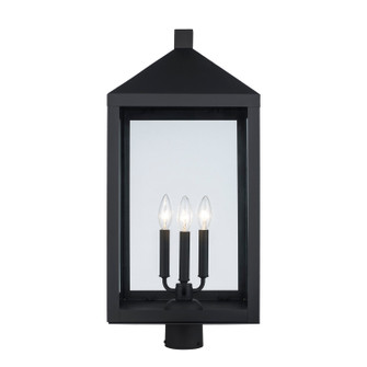 Tempest Three Light Post Lantern in Black (110|51536 BK)