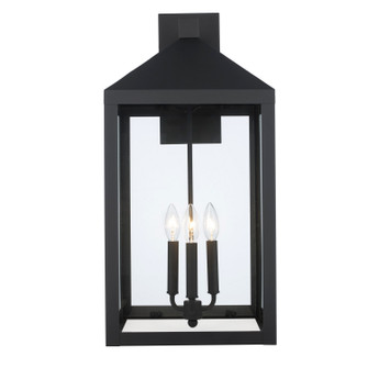 Tempest Three Light Outdoor Wall Mount in Black (110|51533 BK)