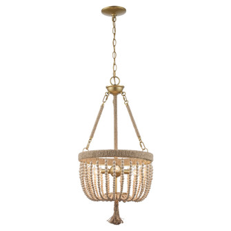 Taylan Three Light Pendant in Antique Gold (110|11603 AG)