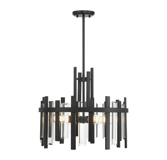 Guillford Four Light Pendant in Matte Black (159|V6-L7-3001-4-89)