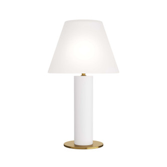 E. F. Chapman Dianthus 31 inch 150 watt Ivory Table Lamp Portable Light,  Large