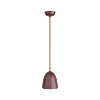 Wade One Light Flush Mount in Oxblood (314|DFC01)