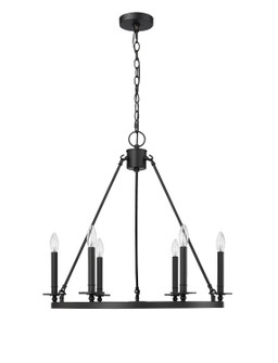 Florence Six Light Chandelier in Matte Black (59|46706-MB)