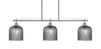 Odyssey Three Light Island Pendant in Brushed Nickel (200|2636-BN-4912)