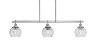 Odyssey Three Light Island Pendant in Brushed Nickel (200|2636-BN-4102)