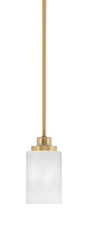 Odyssey One Light Mini Pendant in New Age Brass (200|2601-NAB-3001)