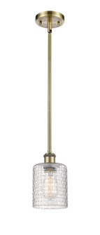 Ballston One Light Mini Pendant in Antique Brass (405|516-1S-AB-G112C-5CL)