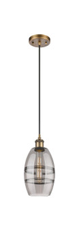 Ballston One Light Mini Pendant in Brushed Brass (405|516-1P-BB-G557-6SM)