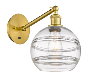 Ballston One Light Wall Sconce in Satin Gold (405|317-1W-SG-G556-8CL)