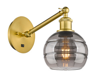 Ballston One Light Wall Sconce in Satin Gold (405|317-1W-SG-G556-6SM)