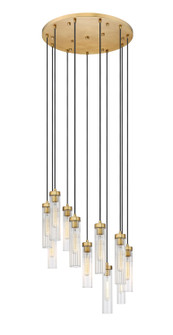 Beau 11 Light Chandelier in Rubbed Brass (224|740P-11R-RB)