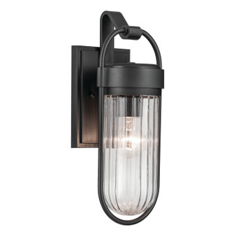 Brix One Light Outdoor Wall Mount in Textured Black (12|59123BKT)