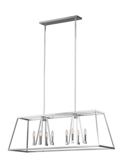 Conant Eight Light Linear Chandelier in Chrome (454|F3152/8CH)