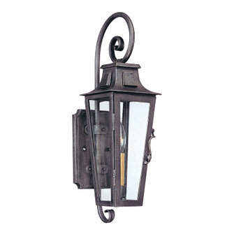 Parisian Square One Light Wall Lantern in Aged Pewter (67|B2961-APW)
