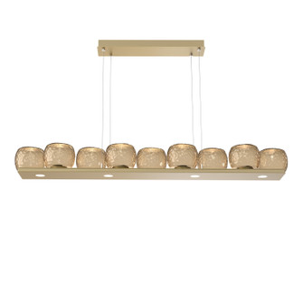 Vessel LED Linear Pendant in Gilded Brass (404|PLB0091-0C-GB-B-CA1-L3)