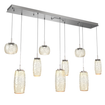 Vessel LED Linear Pendant in Satin Nickel (404|PLB0091-09-SN-A-C01-L3)