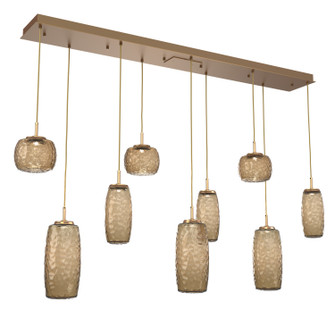 Vessel LED Linear Pendant in Novel Brass (404|PLB0091-09-NB-B-C01-L3)