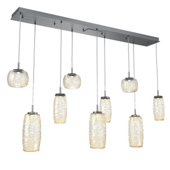 Vessel LED Linear Pendant in Gunmetal (404|PLB0091-09-GM-A-C01-L1)